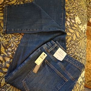 🆕 TALBOTS MODERN ANKLE JEANS HIGH-WAISTED STRAIGHT LEG SIZE 12 NEW WITH TAGS